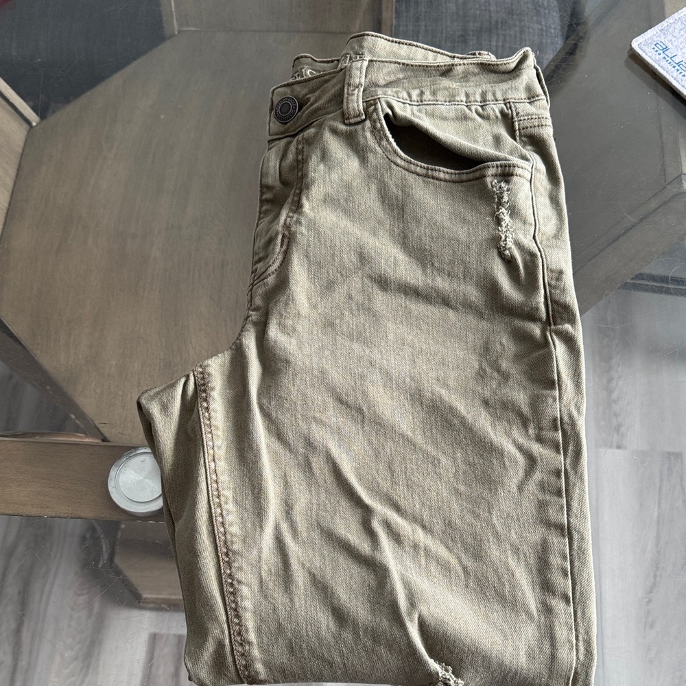 Women’s, destructed boyfriend jeans